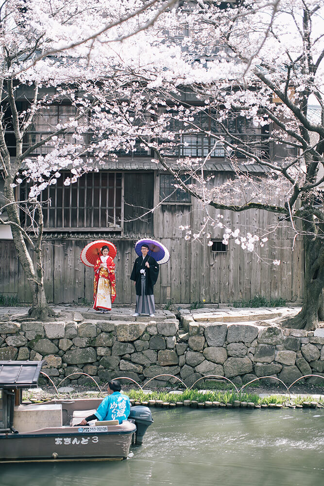 Shiga Hachiman-bori Kyoto