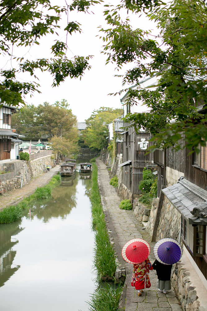 Shiga Hachiman-bori Kyoto