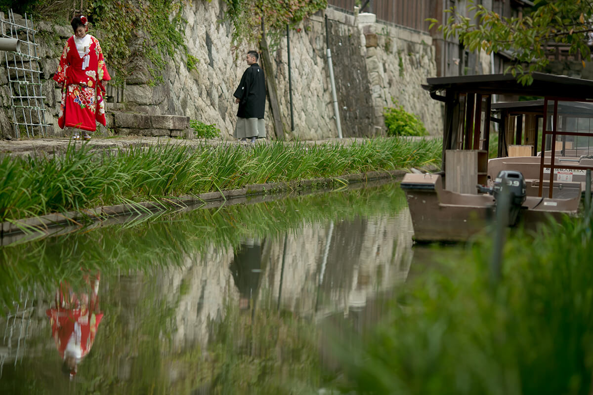 Shiga Hachiman-bori Kyoto