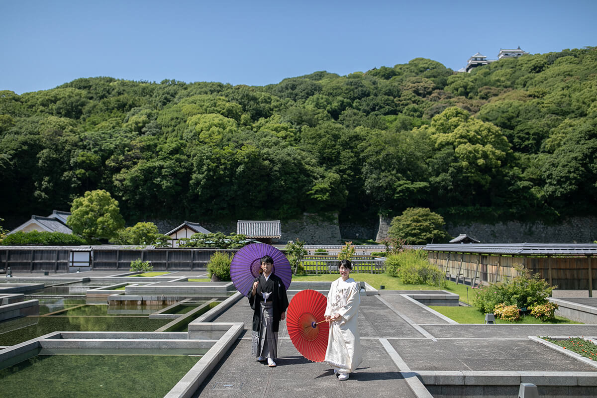 Ninomaru Historical Site Garden/location[Matsuyama/Japan]